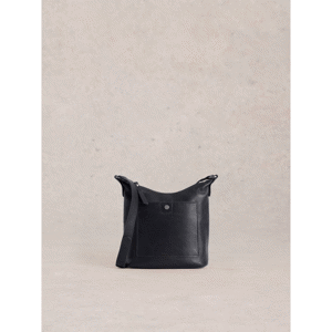White Stuff Mini Leather Fern Crossbody